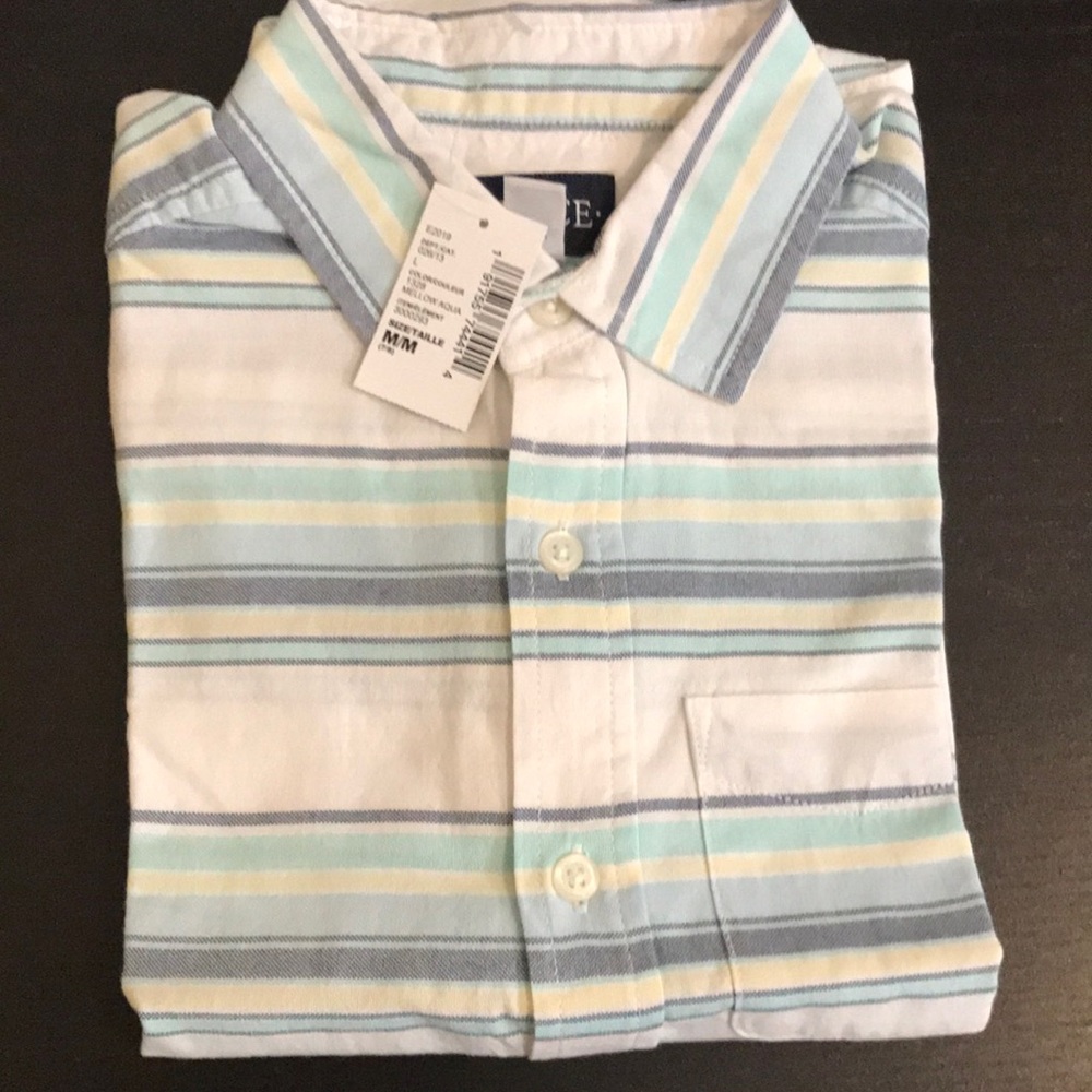 NWT, The Childress Place Boys size 7-8 short sleeve button down shirt